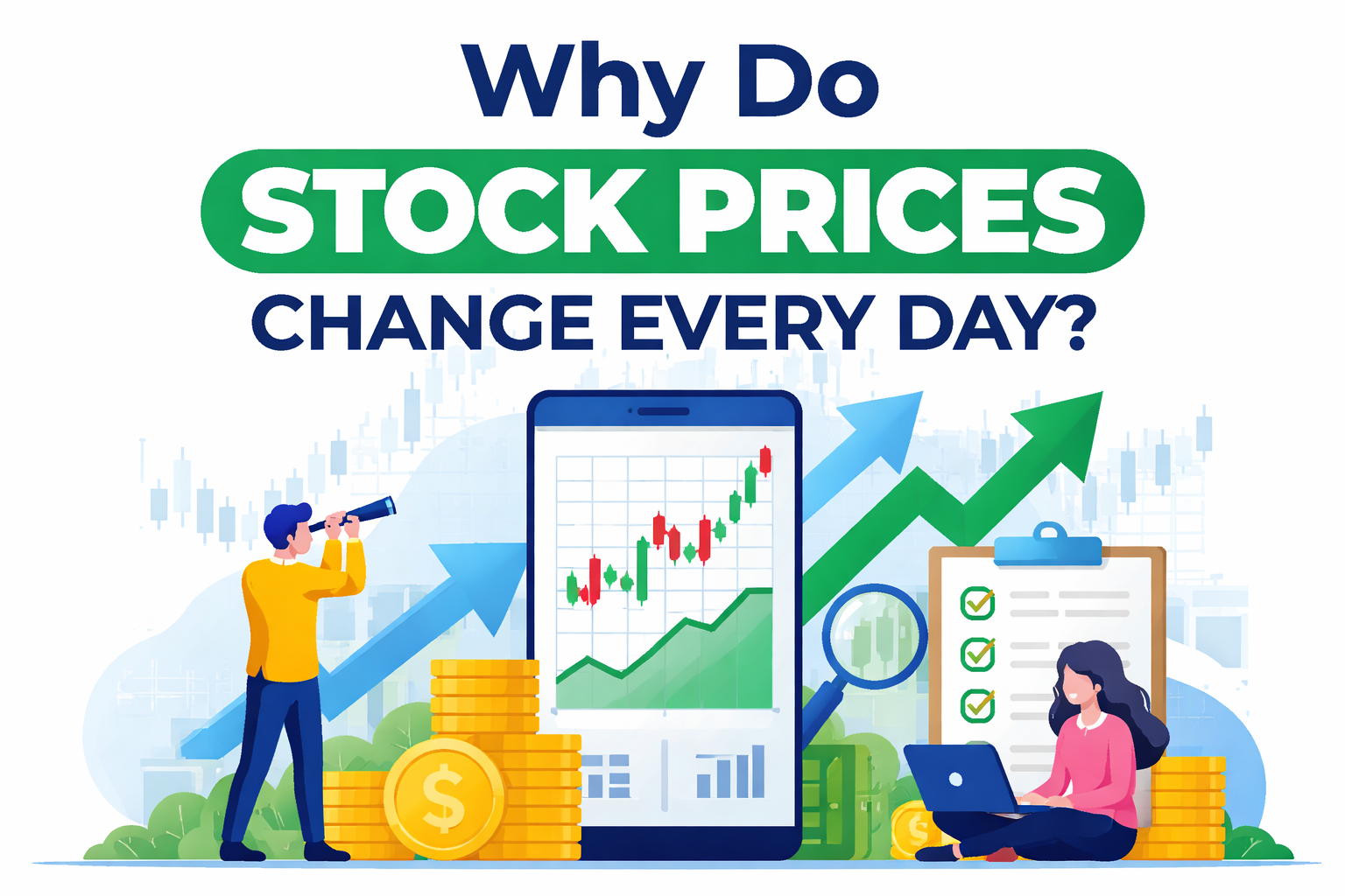 Why does company stock price change every day